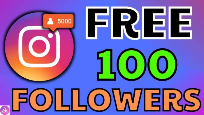 Instagram followers 100 follow get instantly