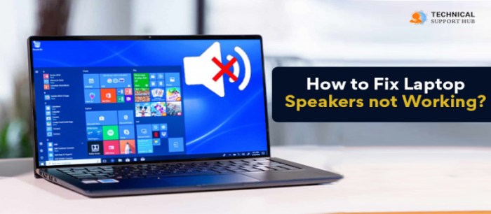 Cara memperbaiki speaker laptop yang tidak bunyi